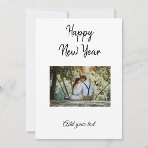 simple colourful minimal happy new year add photo