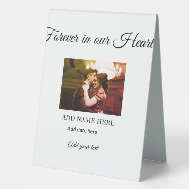 simple colourful minimal loving memory sympathy ad (Front)