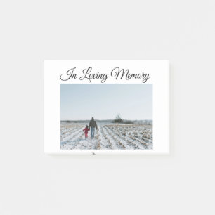 simple colourful minimal loving memory sympathy post-it notes