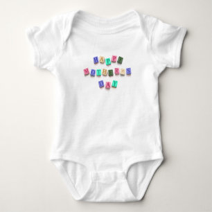 Simple Colourful Mother's Day Tiles   Bodysuit