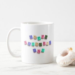 Simple Colourful Mother's Day Tiles Coffee Mug