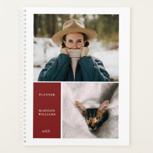 Simple colours Falu red frame photo  Planner