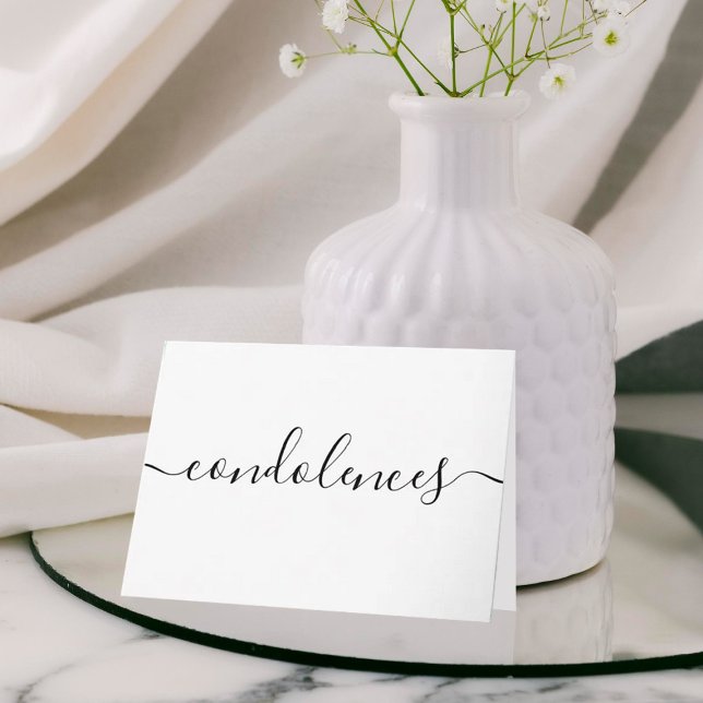 Simple Condolences Sympathy Card (Creator Uploaded)