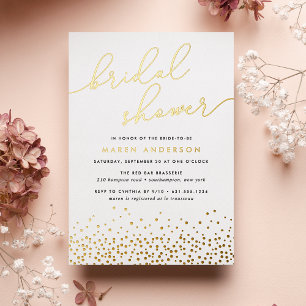 Simple Confetti Bridal Shower