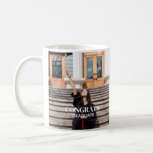 Simple Congrats graduate custom photo Coffee Mug