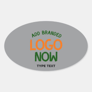 SIMPLE CONTEMPORARY CLEAN ASH FASHIONABLE CLIENT OVAL STICKER