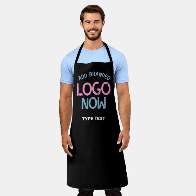 SIMPLE CONTEMPORARY CLEAN BLACK FASHIONABLE CLIENT APRON (Worn)