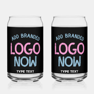 SIMPLE CONTEMPORARY CLEAN BLACK FASHIONABLE CLIENT CAN GLASS