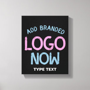 SIMPLE CONTEMPORARY CLEAN BLACK FASHIONABLE CLIENT CANVAS PRINT