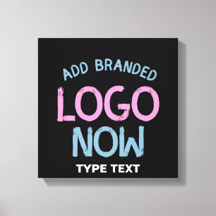 SIMPLE CONTEMPORARY CLEAN BLACK FASHIONABLE CLIENT CANVAS PRINT