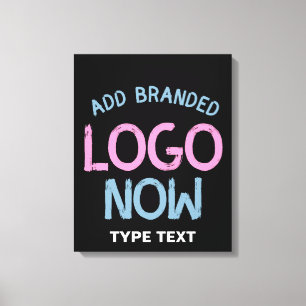 SIMPLE CONTEMPORARY CLEAN BLACK FASHIONABLE CLIENT CANVAS PRINT