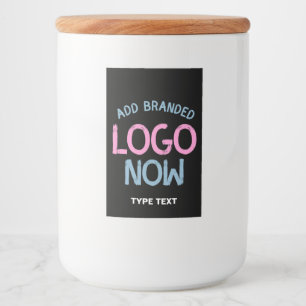 SIMPLE CONTEMPORARY CLEAN BLACK FASHIONABLE CLIENT FOOD LABEL
