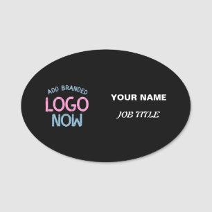 SIMPLE CONTEMPORARY CLEAN BLACK FASHIONABLE CLIENT NAME TAG