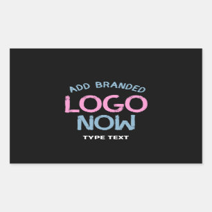 SIMPLE CONTEMPORARY CLEAN BLACK FASHIONABLE CLIENT RECTANGULAR STICKER