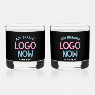 SIMPLE CONTEMPORARY CLEAN BLACK FASHIONABLE CLIENT WHISKEY GLASS