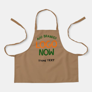 SIMPLE CONTEMPORARY CLEAN BROWN FASHIONABLE CLIENT APRON