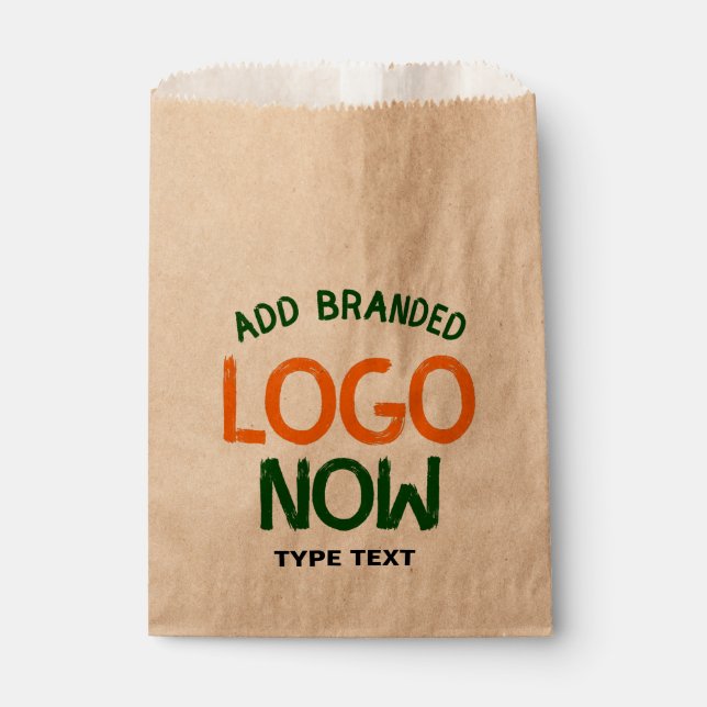 SIMPLE CONTEMPORARY CLEAN BROWN FASHIONABLE CLIENT FAVOUR BAGS (Front)