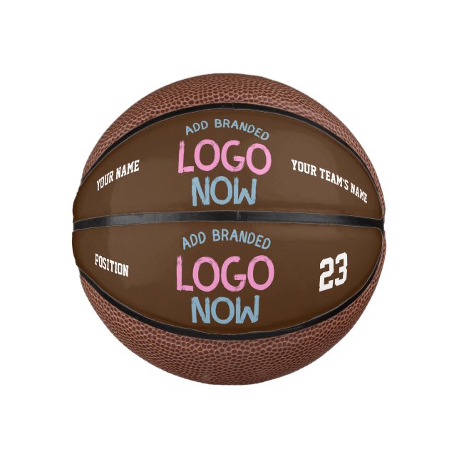 SIMPLE CONTEMPORARY CLEAN BROWN FASHIONABLE CLIENT MINI BASKETBALL (Front)