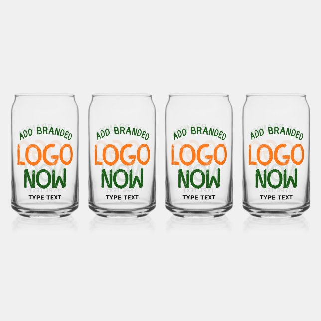 SIMPLE CONTEMPORARY CLEAN CLEAR FASHIONABLE CLIENT CAN GLASS (Front)