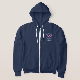 SIMPLE CONTEMPORARY CLEAN NAVY BLUE FASHION CLIENT HOODIE