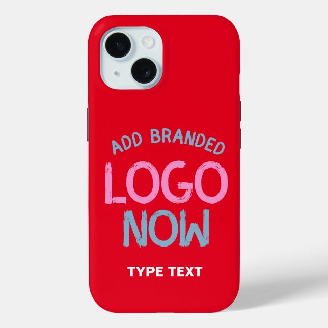 SIMPLE CONTEMPORARY CLEAN RED FASHIONABLE CLIENT Case-Mate iPhone CASE (Back)