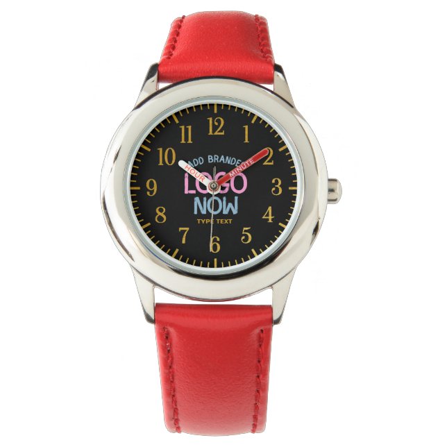SIMPLE CONTEMPORARY CLEAN RED FASHIONABLE CLIENT WATCH (Front)