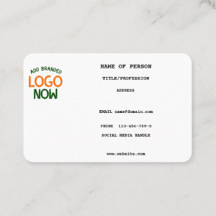 SIMPLE CONTEMPORARY CLEAN WHITE FASHIONABLE CLIENT BUSINESS CARD