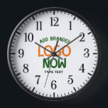 SIMPLE CONTEMPORARY CLEAN WHITE FASHIONABLE CLIENT CLOCK<br><div class="desc">THIS IS A DESIGN FITTING FOR EVERY ONLINE SHOPPER.YOU CAN CHANGE, RESIZE OR ADD LOGO, PHOTO, TEXT AND COLOURS THE WAY YOU CHOOSE.THANK YOU.</div>