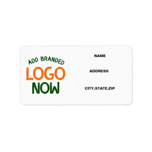 SIMPLE CONTEMPORARY CLEAN WHITE FASHIONABLE CLIENT LABEL