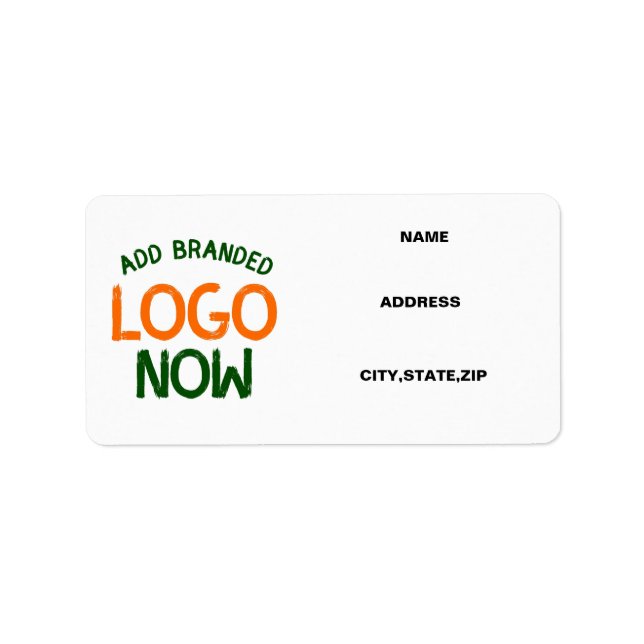 SIMPLE CONTEMPORARY CLEAN WHITE FASHIONABLE CLIENT LABEL (Front)