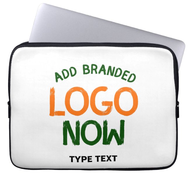 SIMPLE CONTEMPORARY CLEAN WHITE FASHIONABLE CLIENT LAPTOP SLEEVE (Front)