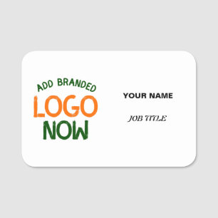 SIMPLE CONTEMPORARY CLEAN WHITE FASHIONABLE CLIENT NAME TAG