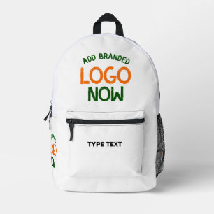 SIMPLE CONTEMPORARY CLEAN WHITE FASHIONABLE CLIENT PRINTED BACKPACK