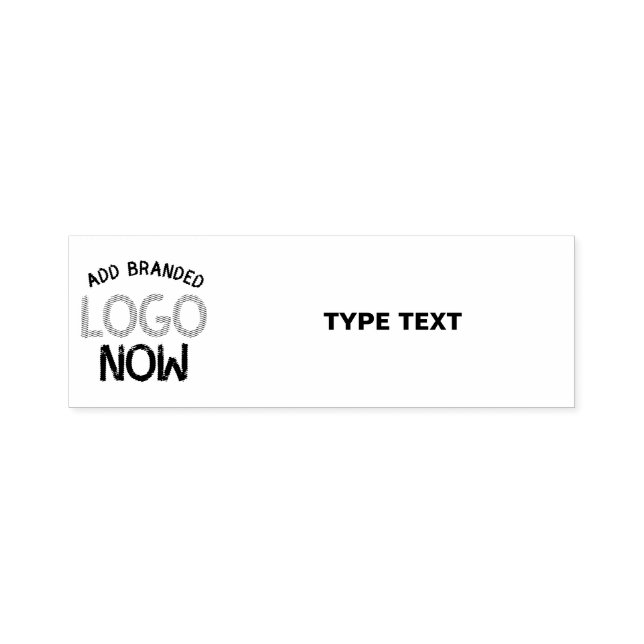 SIMPLE CONTEMPORARY CLEAN WHITE FASHIONABLE CLIENT SELF-INKING STAMP (Design)