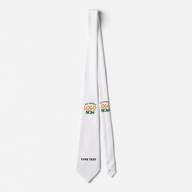SIMPLE CONTEMPORARY CLEAN WHITE FASHIONABLE CLIENT TIE (Front)
