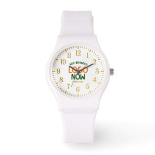 SIMPLE CONTEMPORARY CLEAN WHITE FASHIONABLE CLIENT WATCH