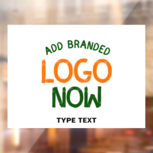 SIMPLE CONTEMPORARY CLEAN WHITE FASHIONABLE CLIENT WINDOW CLING