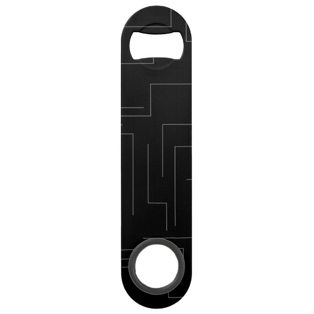 Simple, cool abstract, motion concept line pattern (Back)
