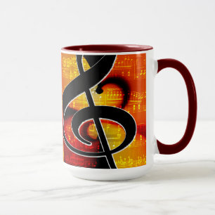 Simple Cool Stylish Notes Mug