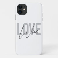 Simple, cool, urban, trendy, modern Love Wins