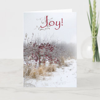 Simple Country Christmas greeting cards