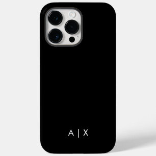 Simple Couple Name monogrammed Case-Mate iPhone 14 Pro Max Case