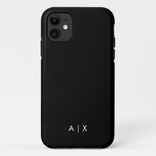 Simple Couple Name monogrammed iPhone 11 Case