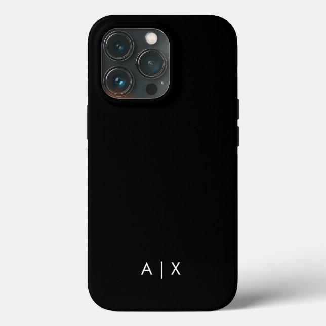 Simple Couple Name monogrammed Case-Mate iPhone Case (Back)