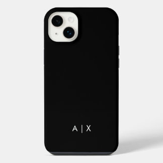 Simple Couple Name monogrammed iPhone 14 Plus Case