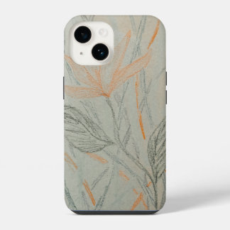 Simple crayon's elegant art iPhone 14 case