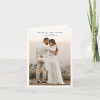 Simple Cream Photo Elegant Wedding