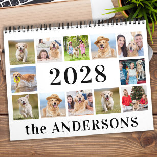 Simple Create Your Own Modern Personalised Photo Calendar