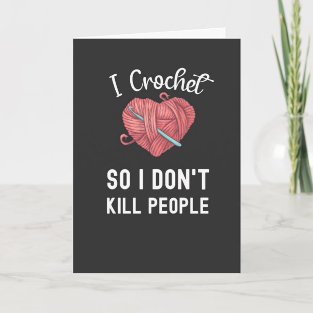 Simple Crochet Card (Front)