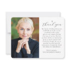 Simple Cross Photo Personalised Message Funeral